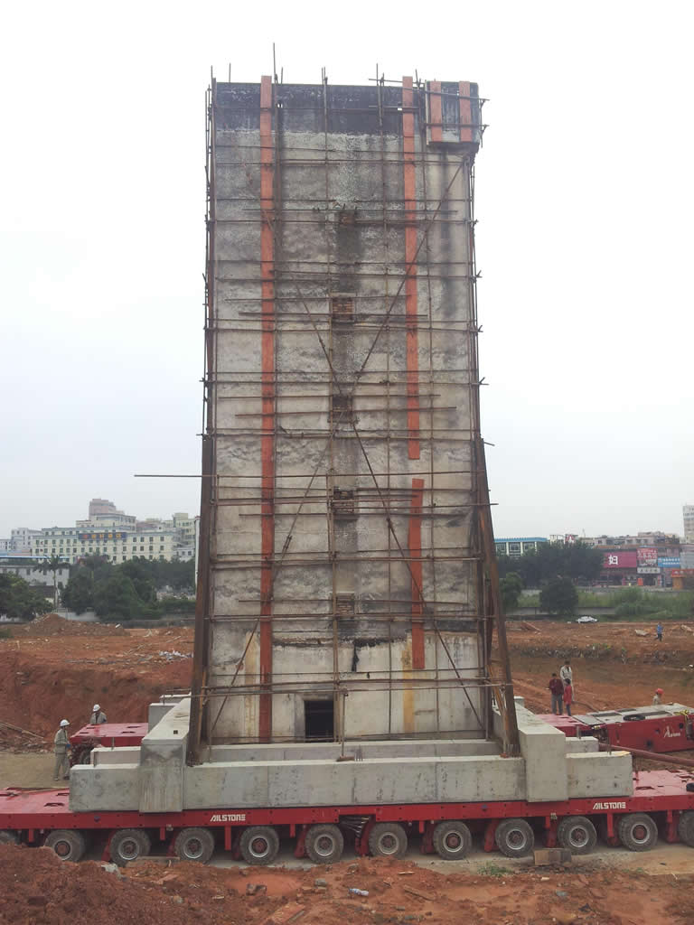 SPMT moves old cob watchtower