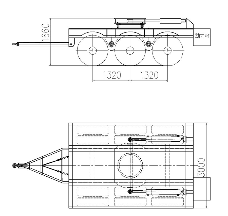 Drawing of Steering Dolly