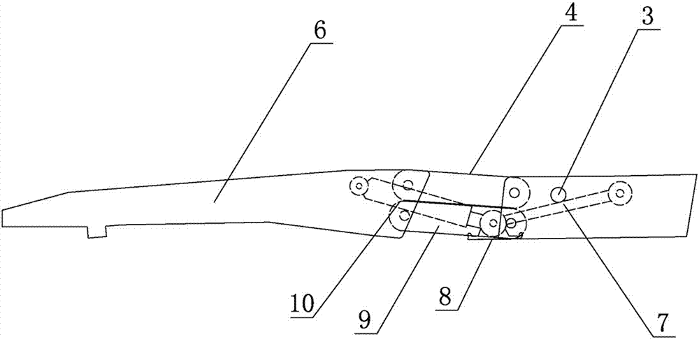 Folding gooseneck