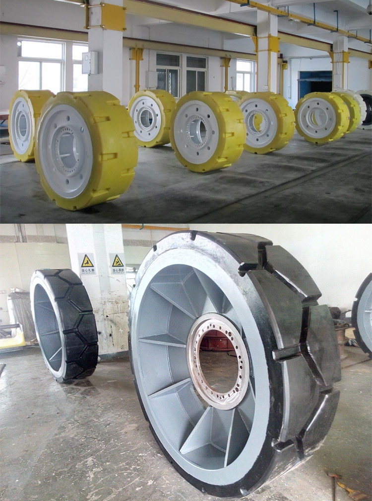 Industrial heavy-duty polyurethane tires