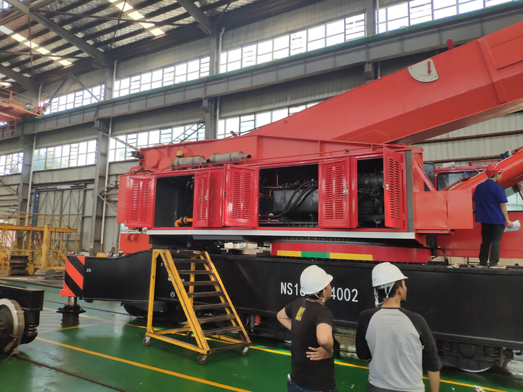 The commissioning of the rail rescue crane